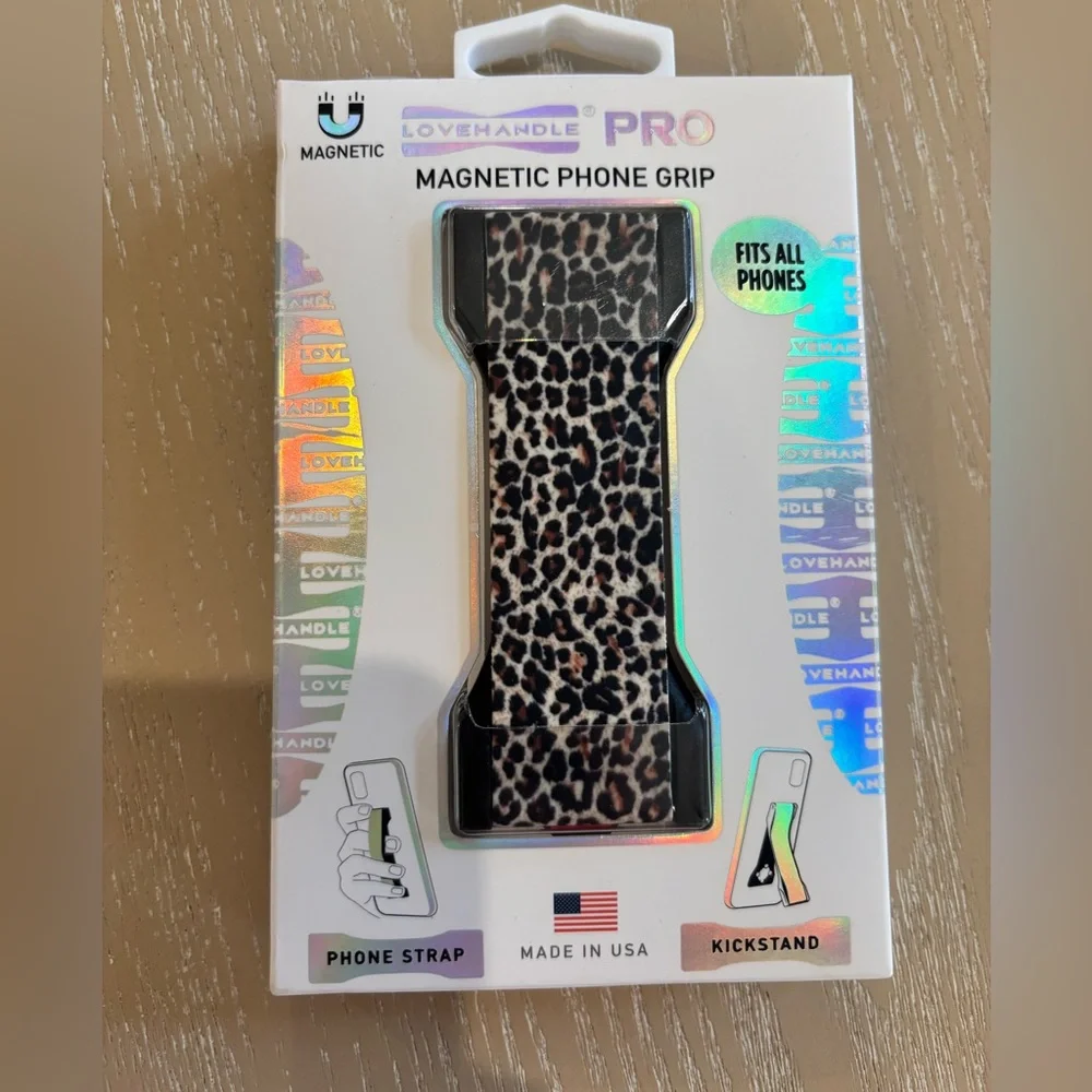 PRO Magnetic Phone Grip - Leopard Print